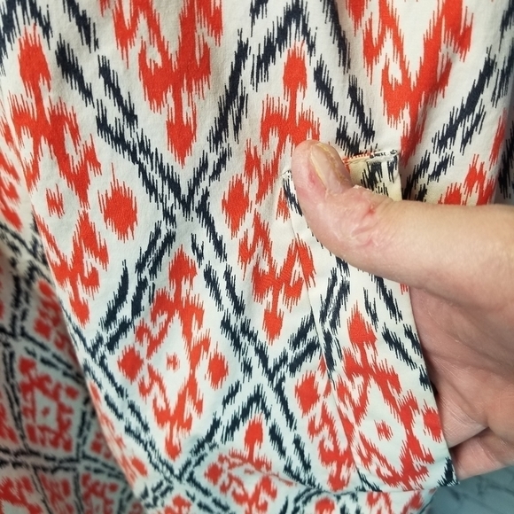 Lands End ikat sleeveless shirt dress - Picture 5 of 9